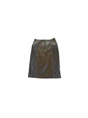 Fashion B.P.C. Vintage Black Lace Panel Pencil Skirt - Women’s Size 4